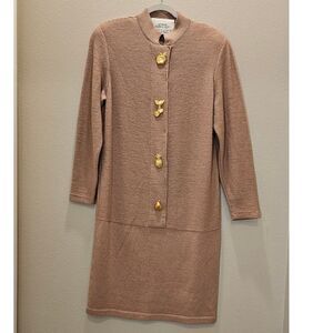 Steve Fabrikant Knit Fruit Midi Dress Size Medium